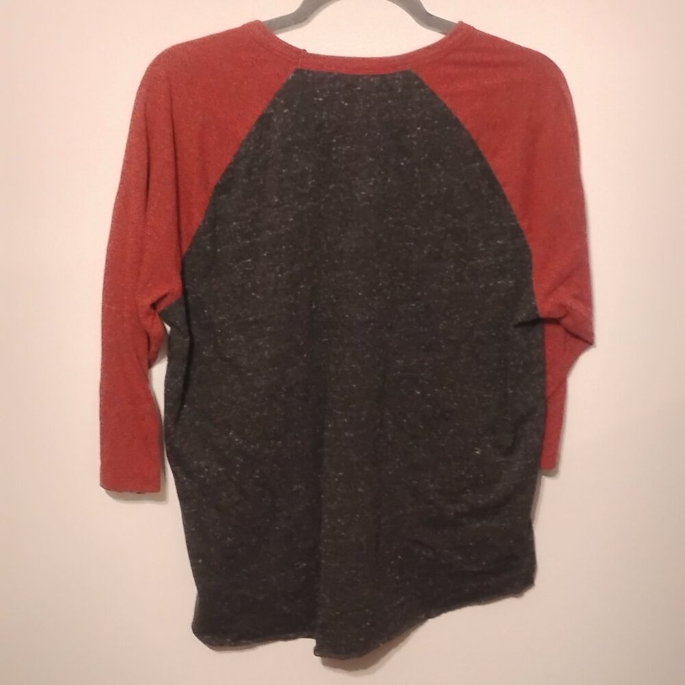 Coca-Cola Distressed 3/4 Sleeve Raglan Baseball Tee - L - Picture 2 of 6